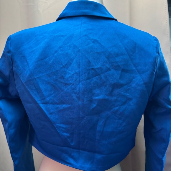 ONE N' MORE Cropped Blazer - Blue - Size M - Picture 4 of 8